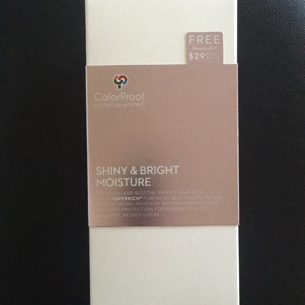 ColorProof Shiny & Bright Moisture trio. Shampoo,Conditioner, & HumidityRX Spray